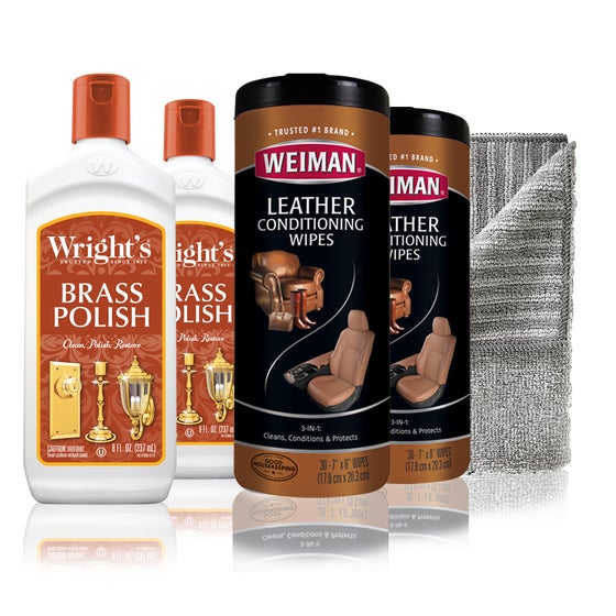 Brass & Leather Care Kit