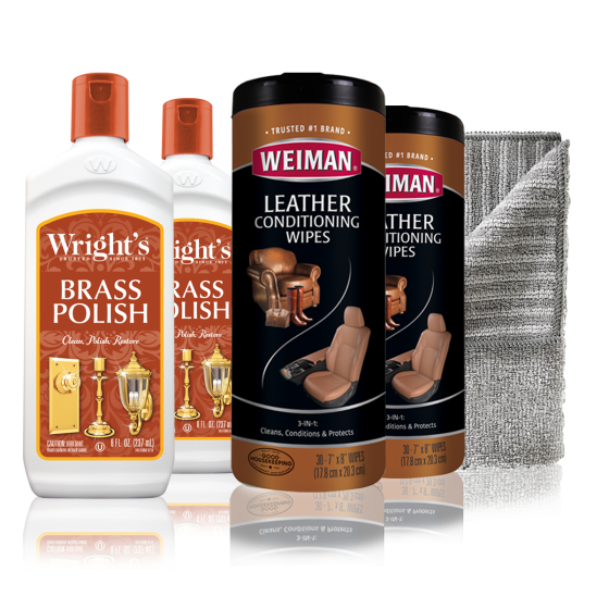 Brass & Leather Care Kit