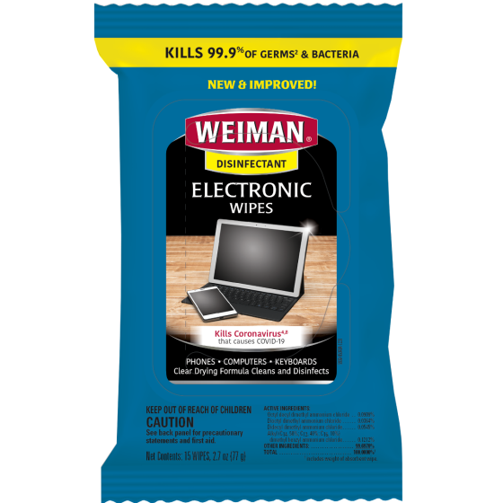 Electronic Wipes on-the-go