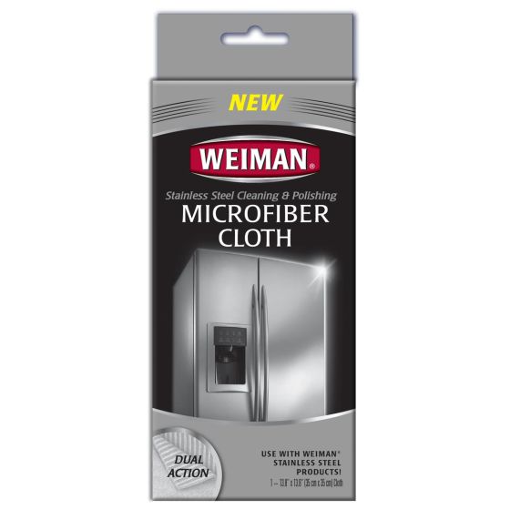 Microfiber cloth for stainless steel