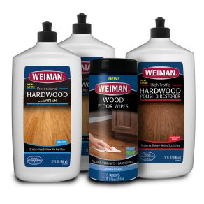 Hardwood floor cleaning kit
