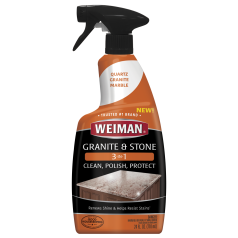 Weiman Granite & Stone 3-in-1 Clean, Polish & Protect